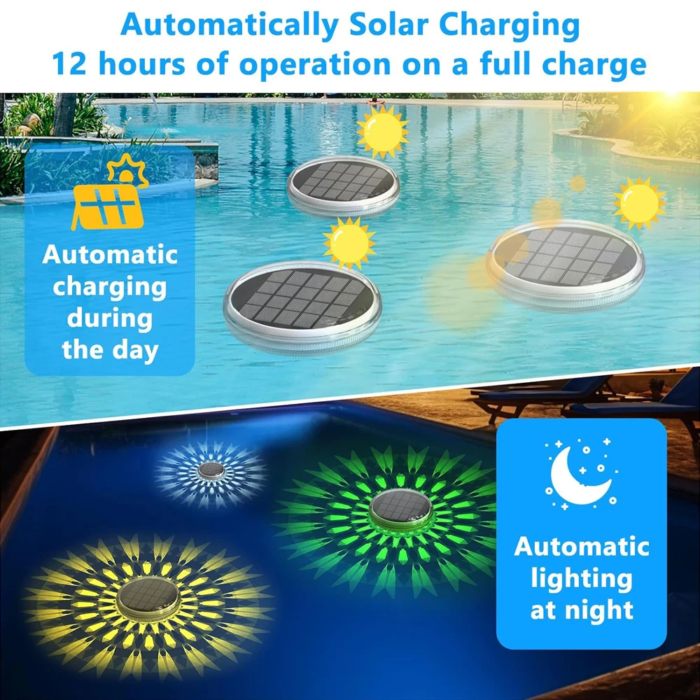 Lampu Kolam Apung Tenaga Surya - Pool Light Solar Rechargeable ulasan dan harga