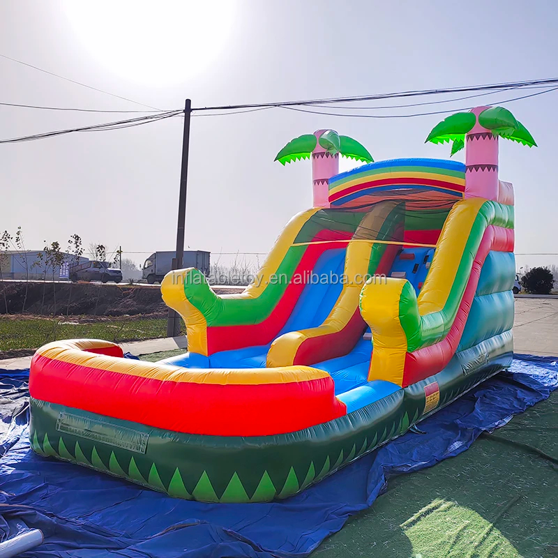 Perosotan Air Tiup PVC Komersi - Water Slide Inflatable ulasan dan harga