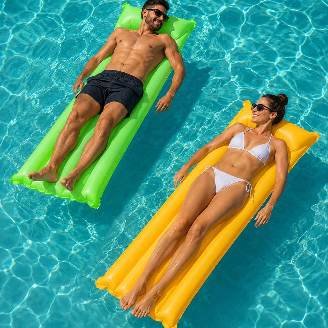 1 Buah Kasur Apung Kolam Renan - Pool Float Ring Inflatable ulasan dan harga