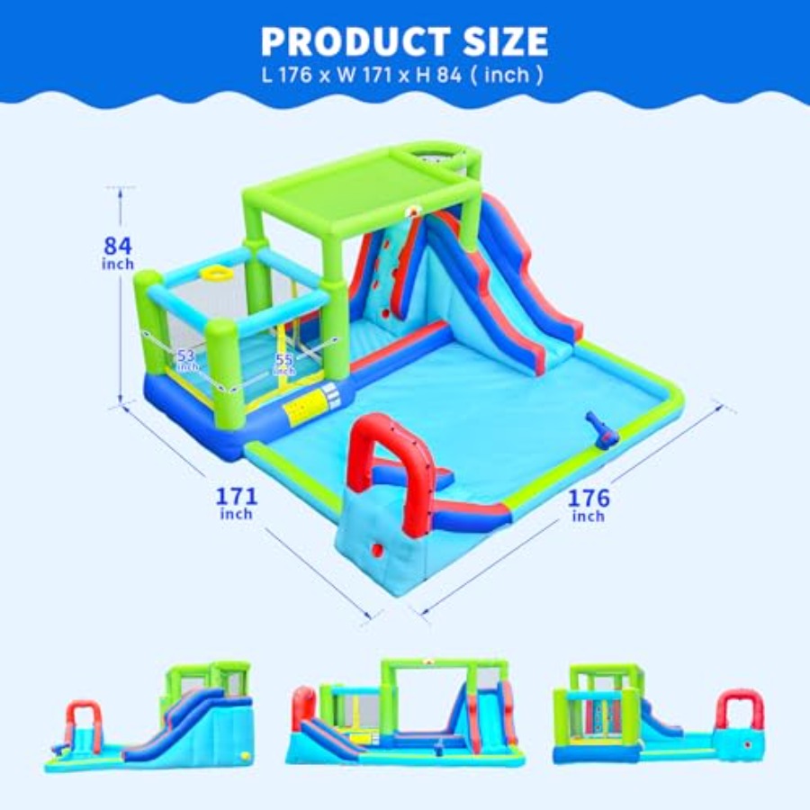 Perosotan Air Tiup untuk Pengg - Water Slide Inflatable ulasan dan harga