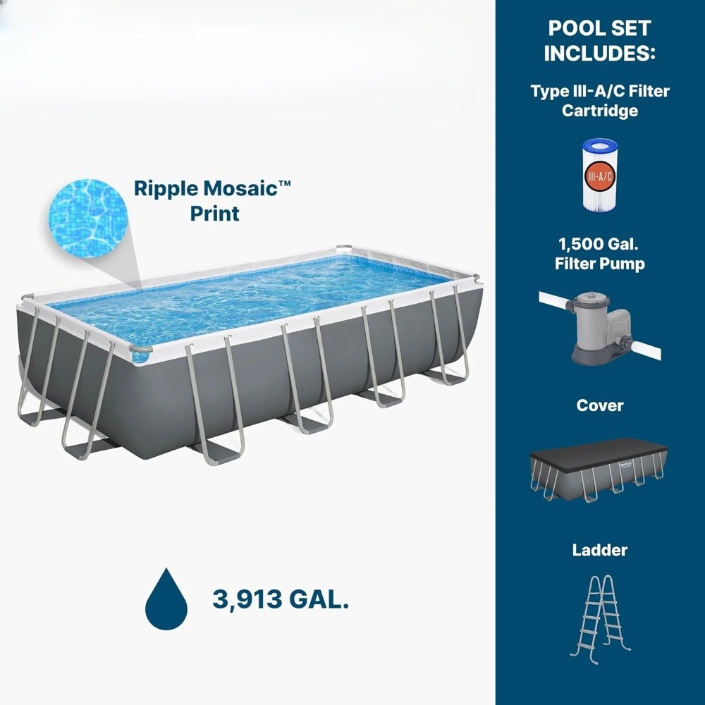 Set Kolam Renang di Atas Tanah - Pool Ladder Above Ground ulasan dan harga