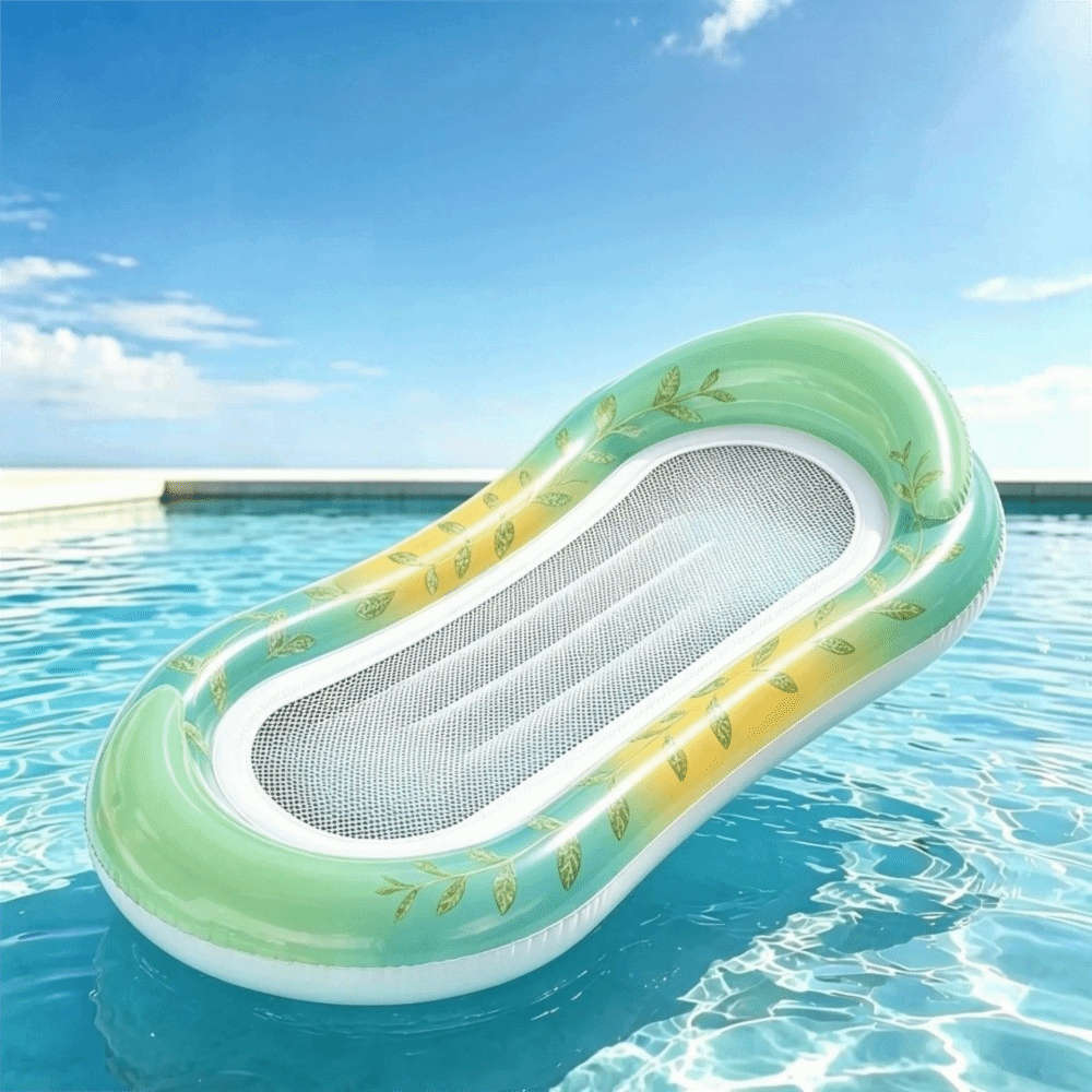 Pelampung Tiup Berpayet Gaya P - Pool Lounger Inflatable ulasan dan harga