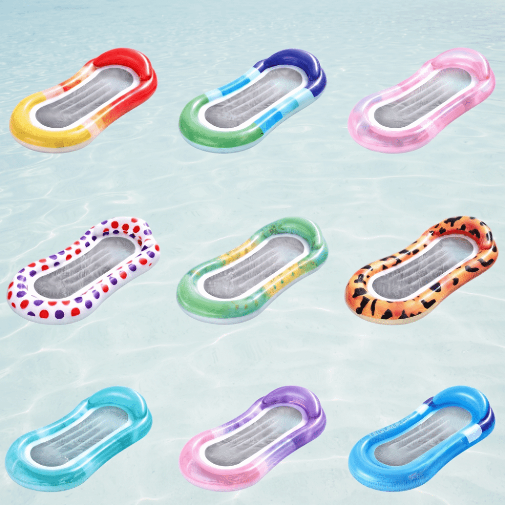 Pelampung Tiup Berpayet Gaya P - Pool Lounger Inflatable ulasan dan harga